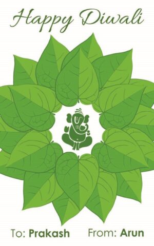 Diwali Design Gift Tag 009