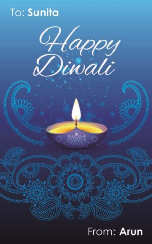 Diwali Design Gift Tag 090