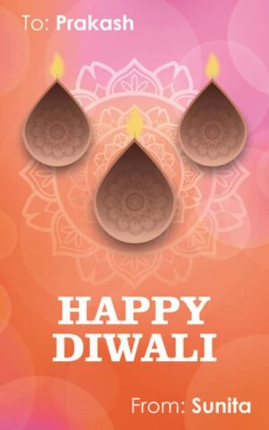 Diwali Design Gift Tag 094