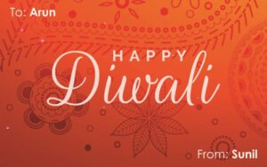 Diwali Design Gift Tag 095