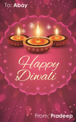 Diwali Design Gift Tag 096