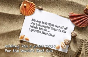 Son - Personalised Sentimental Desk Calendar