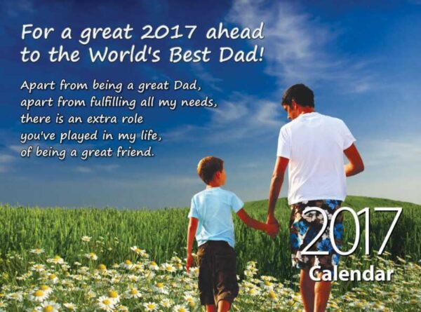 Events Wall Calendar 2015 Father