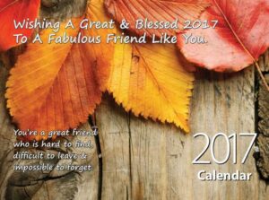 Friend - Personalised Sentimental Wall Calendar