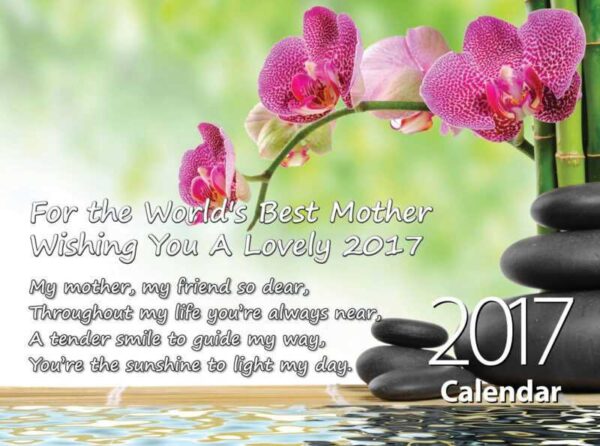 Events Wall Calendar 2015 Mother