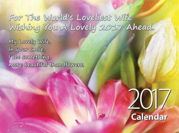 Events Wall Calendar 2015 Wife