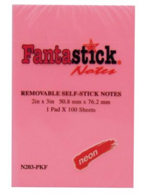 Fantastick Self Stick Notes N203-PKF