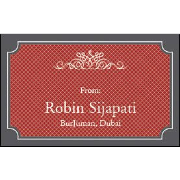 Formal Gift Tag 0043 1