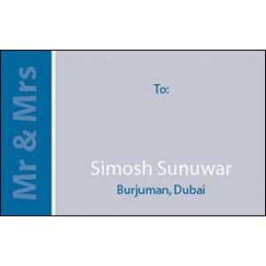 Formal Gift Tag F GT 1055