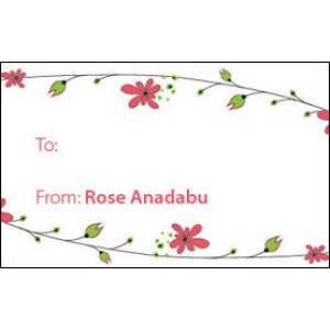 Formal Gift Tag F GT 1006