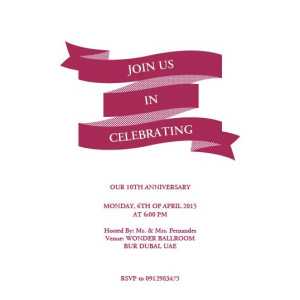 Formal Invitation Card FIC 3303