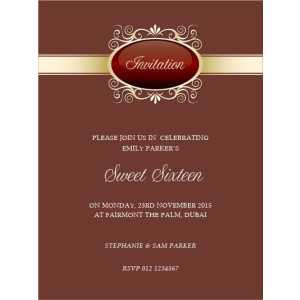 Formal Invitation Card FIC 3354