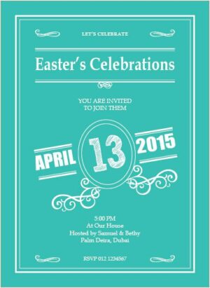 Formal Invitation Card FIC 3387