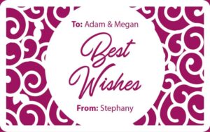 Laser Engraved Gift Tags D  15