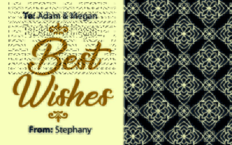 Laser Cut Gift Tags D 261