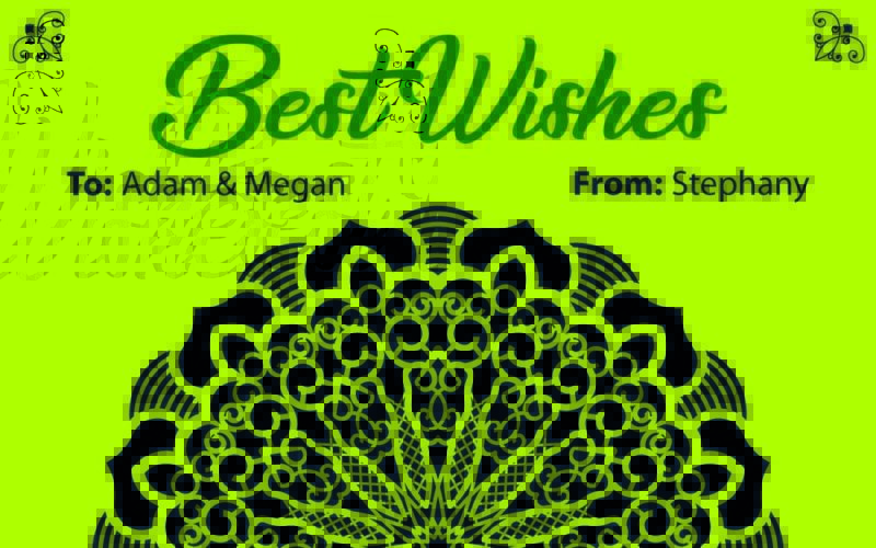 Laser Cut Gift Tags D 273