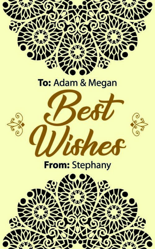 Laser Cut Gift Tags D 275