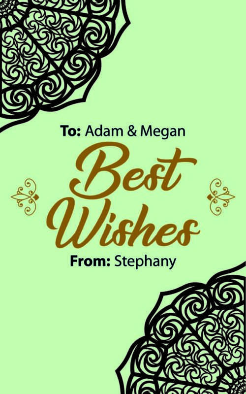 Laser Cut Gift Tags D 276