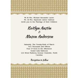 Wedding Invitation Card WIC 7833
