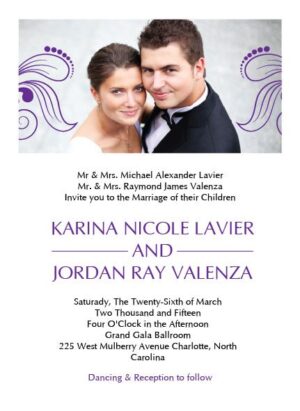 Wedding Invitation Card WIC 7839