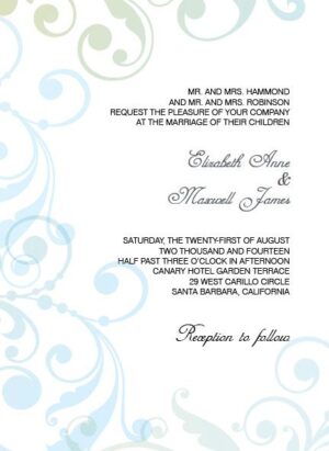 Wedding Invitation Card WIC 7843