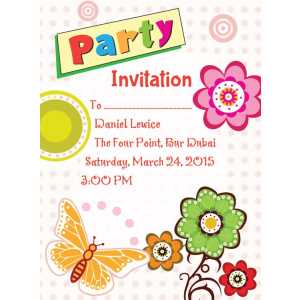 Kids Party Invitation 002
