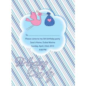 Kids Party Invitation 015