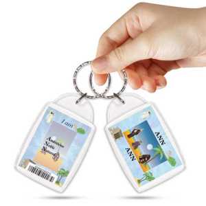 KPK 020 ANN Personalised Name Souvenir Keyring With Qualities