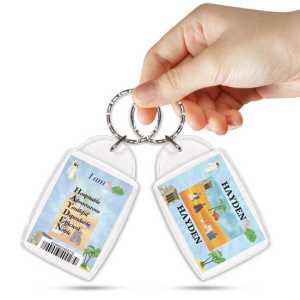KPK 131 HAYDEN  Personalised Name Souvenir Keyring With Qualities