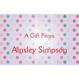 Kids Gift Tag K GT 0171