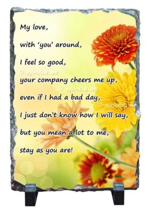 Print On Stone Love  ST 1306 ( 19 CM x 14 CM )