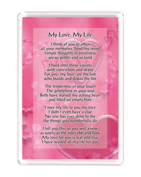 Love 4x6 my love my life 1