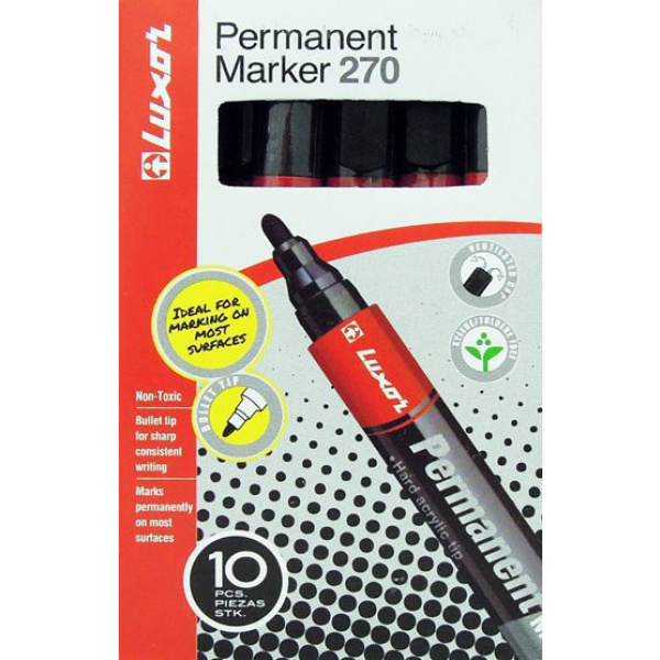 Luxor Permanet Marker Black 270 1