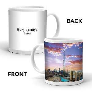 Ajooba Dubai Souvenir Mug Burj Khalifa 0002