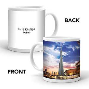 Ajooba Dubai Souvenir Mug Burj Khalifa 0009