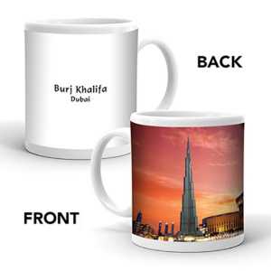 Ajooba Dubai Souvenir Mug Burj Khalifa 0010