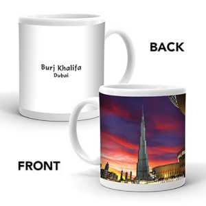 Ajooba Dubai Souvenir Mug Burj Khalifa 0011
