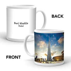 Ajooba Dubai Souvenir Mug Burj Khalifa 0012