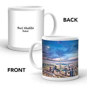 Ajooba Dubai Souvenir Mug Burj Khalifa 0015
