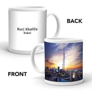 Ajooba Dubai Souvenir Mug Burj Khalifa 0017