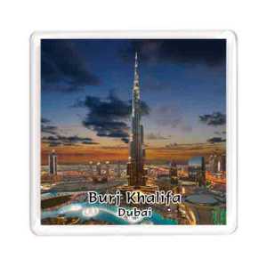 Ajooba Dubai Souvenir Magnet Burj Khalifa 0059