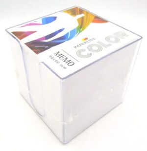 Paperline Cube Memo 90 x 90 mm - 870 sheet without glue plastic case White