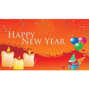 New Year Gift Tag NY GT 0502