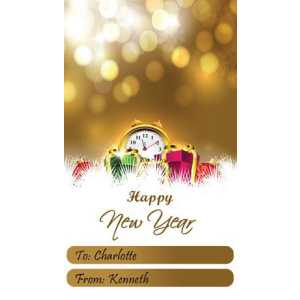 New Year Gift Tag  NY GT 0506