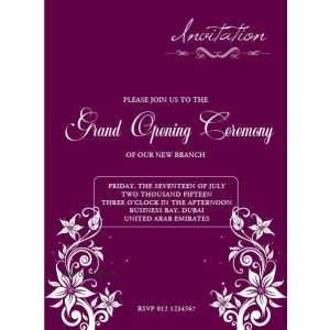 Office Inaugural Invitation OII 7101