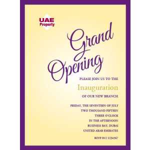 Office Inaugural Invitation OII 7111