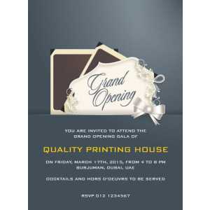 Office Inaugural Invitation OII 7115