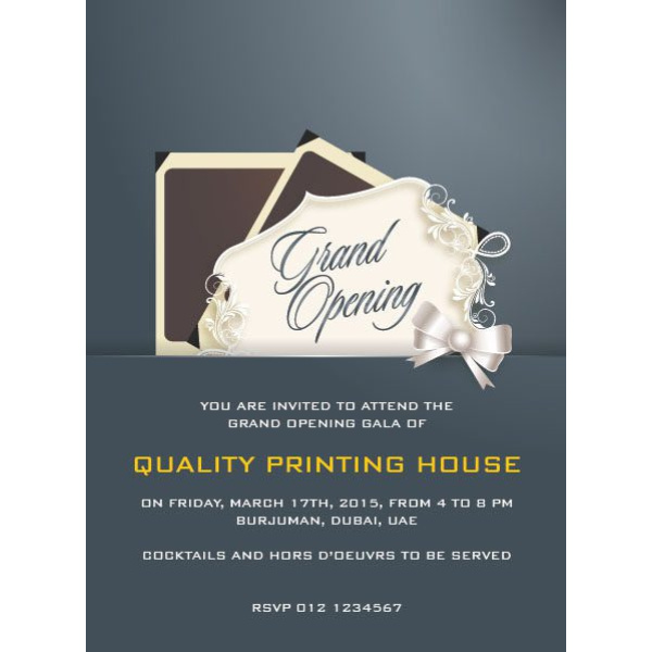 Office Inaugural Inv. Card 15 01 1