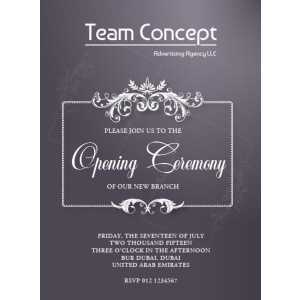 Office Inaugural Invitation OII 7117