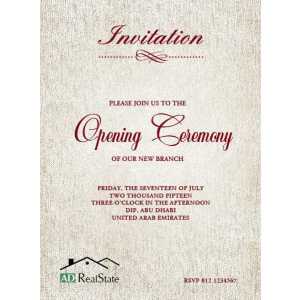 Office Inaugural Invitation OII 7122